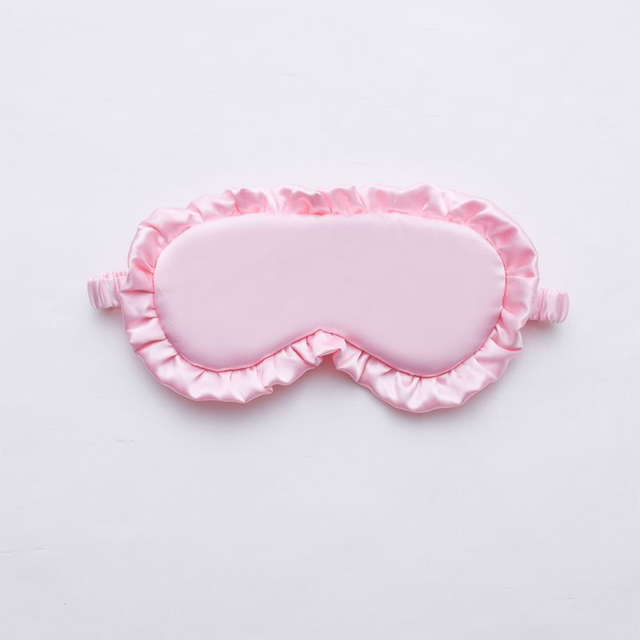 Silk Ruffle Sleep Eye Mask for Better Sleep (Multicolor)